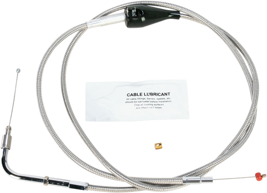 BARNETT Idle Cable - Cruise - +8" - Stainless Steel 102-30-41004-8