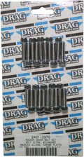 DRAG SPECIALTIES Rocker Cover Knurled Bolt Kit - Chrome - M8 MK777