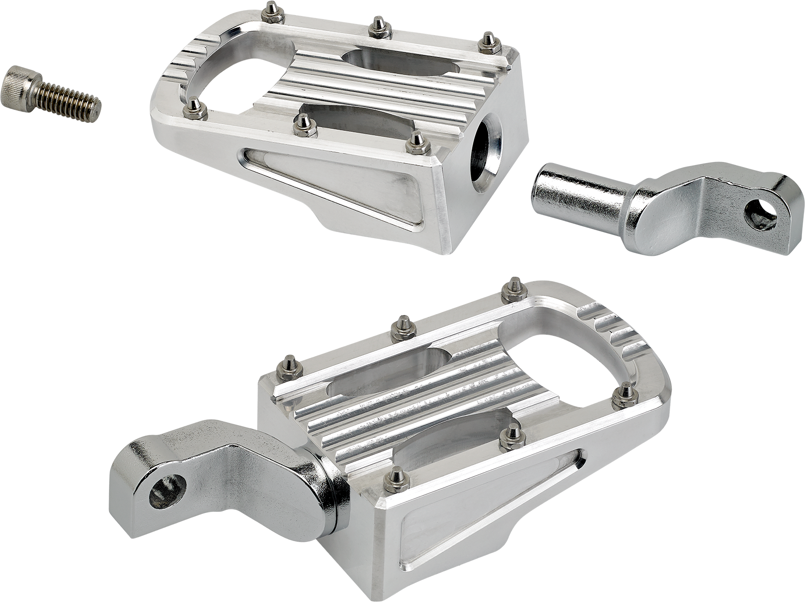 BILTWELL Punisher Footpeg - Step - Polished 7005-303-02