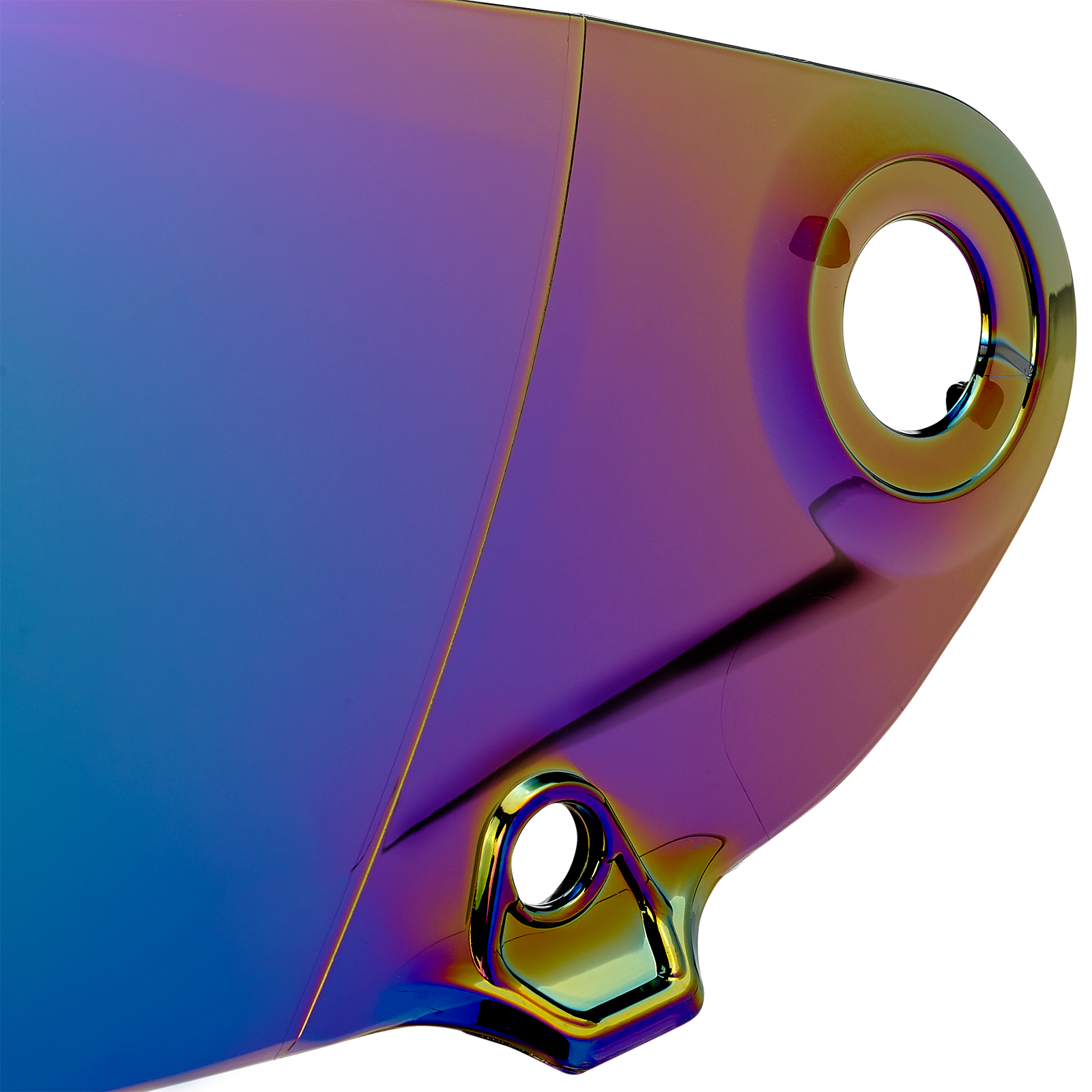 BILTWELL Lane Splitter Gen 2 Shield - Rainbow Mirror 1112-223