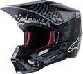ALPINESTARS SM5 Helmet - Solar Flare - Gloss Black/Gray/Gold - Small 8305822-1959-SM