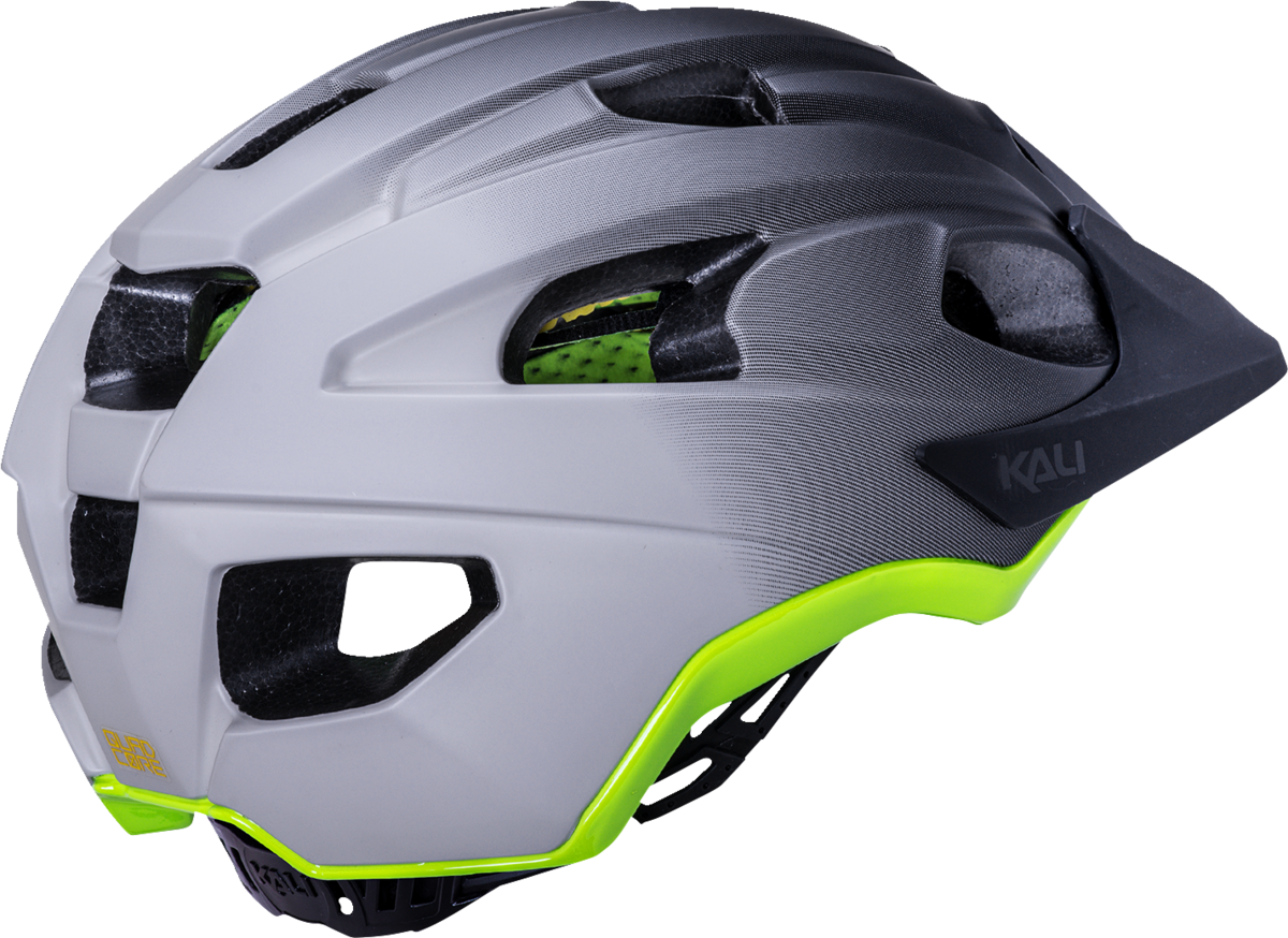 KALI Pace Helmet - Fade - Black/Gray/Fluorescent Yellow - XL/2XL 221722118