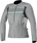 ALPINESTARS Stella Dyno v2 Jacket - Gray/Aqua - US 10 / EU 48 3112518-904-48