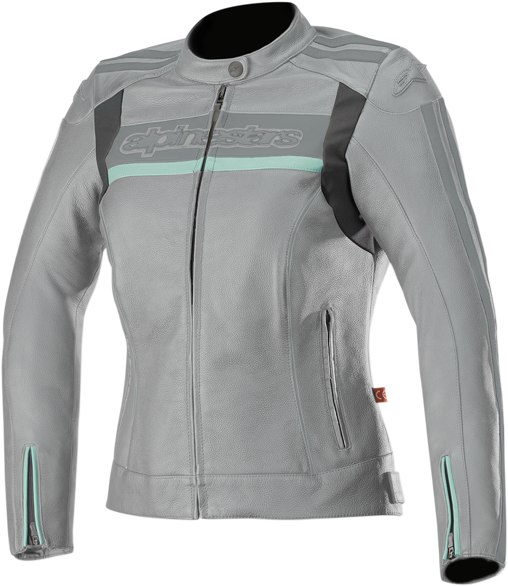 ALPINESTARS Stella Dyno v2 Jacket - Gray/Aqua - US 12 / EU 50 3112518-904-50