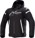 ALPINESTARS Zaca Waterproof Jacket - Black/White - Large 3206423-12-L