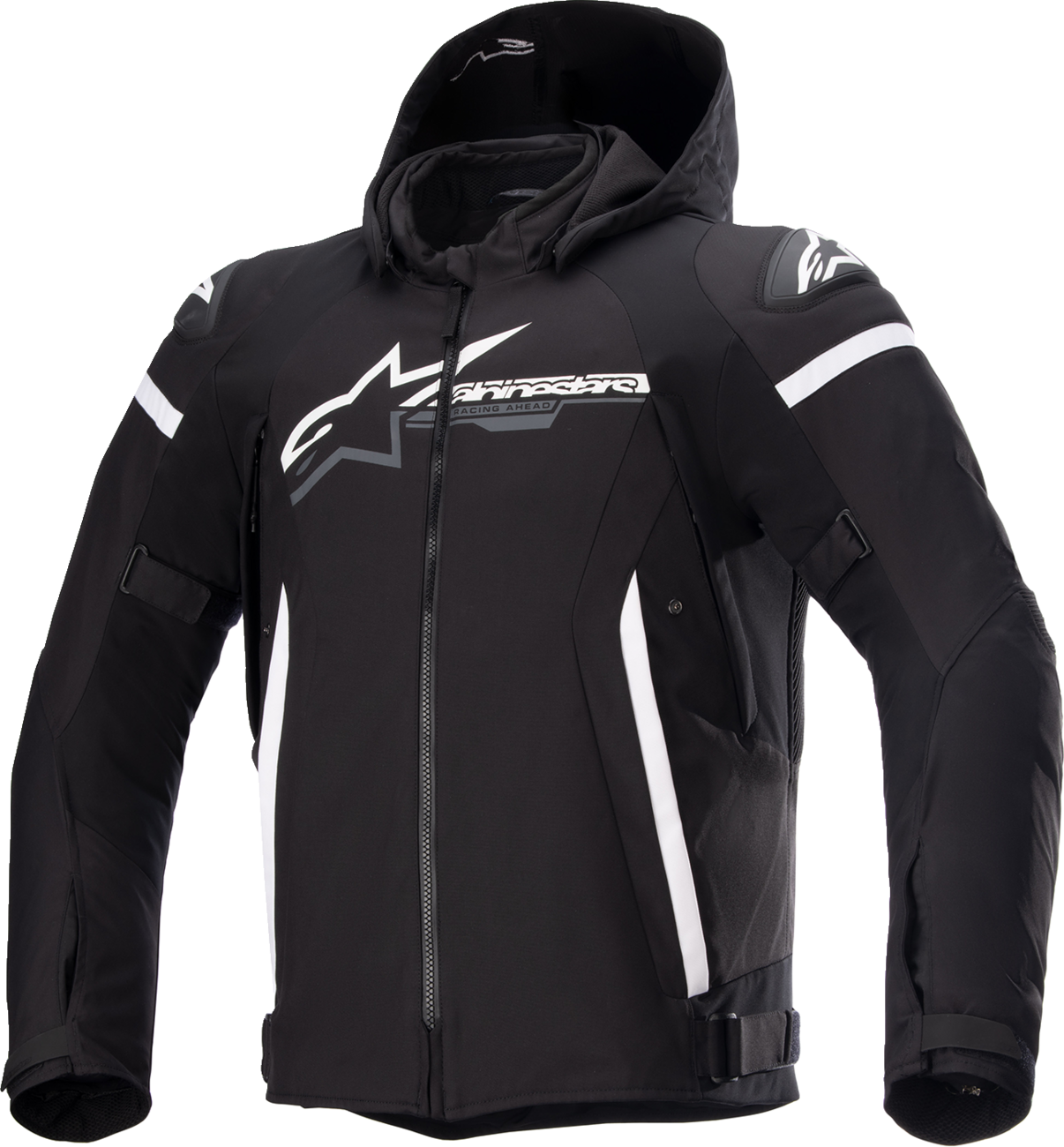 ALPINESTARS Zaca Waterproof Jacket - Black/White - Large 3206423-12-L
