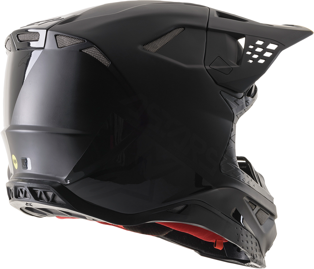 ALPINESTARS Supertech M8 Helmet - Echo - MIPS® - Black/Gray - Large 8302621-1146-LG