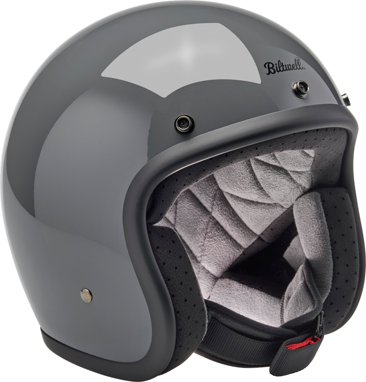 BILTWELL Bonanza Helmet - Gloss Storm Gray - XL 1001-165-205