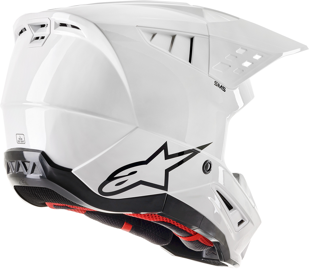 ALPINESTARS SM5 Helmet - Solid - Gloss White - XS 8303121-2180-XS