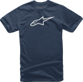 ALPINESTARS Ageless T-Shirt - Navy/White - Medium 1032720307020M