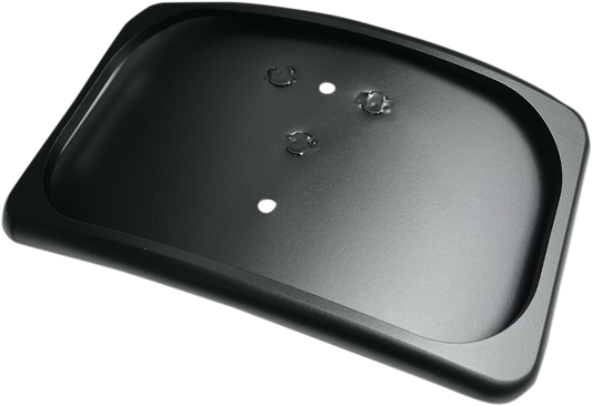 DRAG SPECIALTIES License Plate Mount - 3 Hole - Flat Black 2030-1013