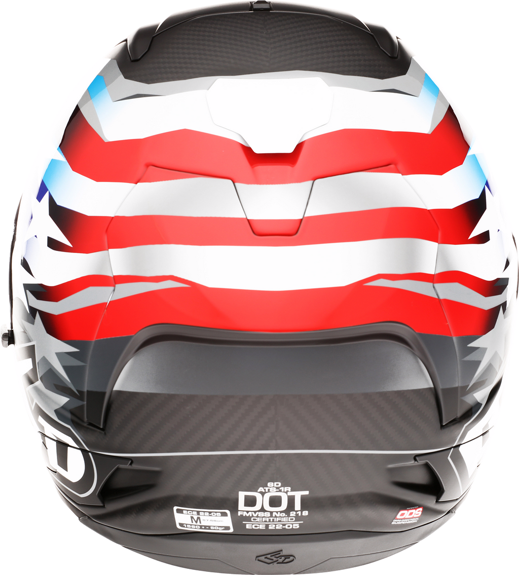 6D ATS-1R Helmet - Patriot - Red/White/Blue - 2XL 30-0699