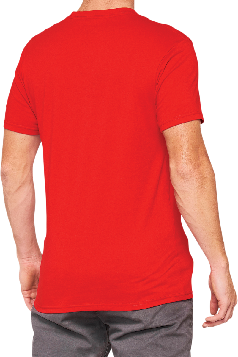 100% Tiller T-Shirt - Red - Medium 32133-003-11