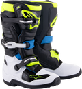 ALPINESTARS Youth Tech 7S Boots - Black/Blue/Yellow - US 7 2015017-1795-7