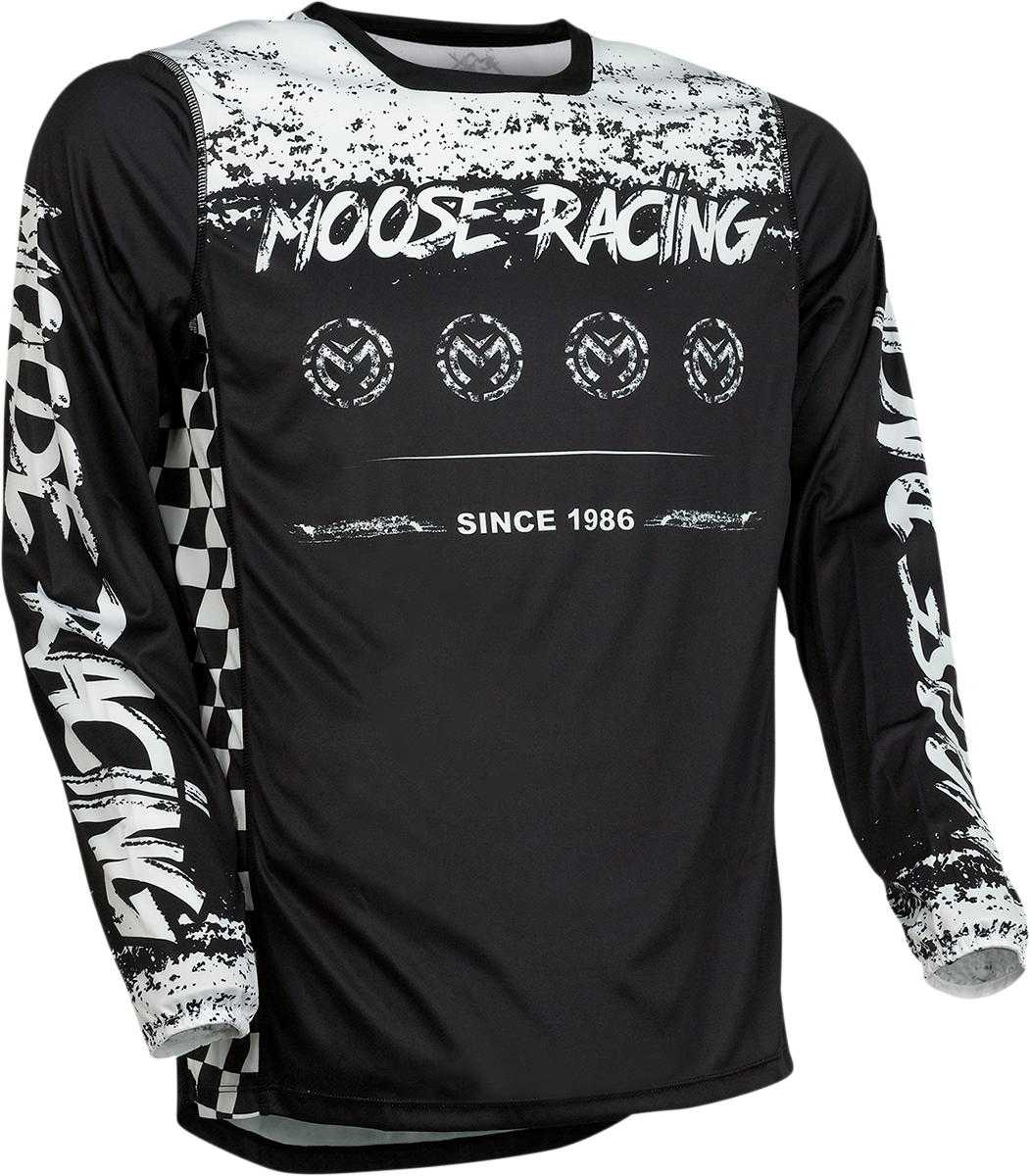 MOOSE RACING M1 Jersey - Black/White - Small 2910-6888