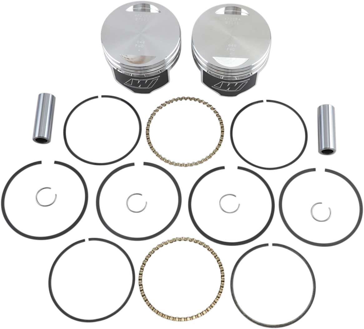 WISECO Piston Kit - .040 - Evolution - Big Twin High-Performance K1644