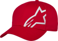 ALPINESTARS Corp Snap 2 Hat - Red/White - One Size 1211810093020OS