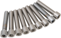 DRAG SPECIALTIES Camshaft Cover Smooth Bolt Kit - Chrome - M8 MK779S