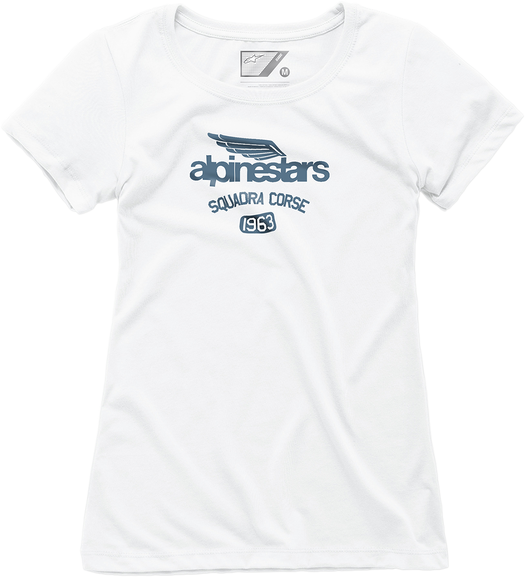 ALPINESTARS Women's Winged T-Shirt - White - XL 1W197300020XL