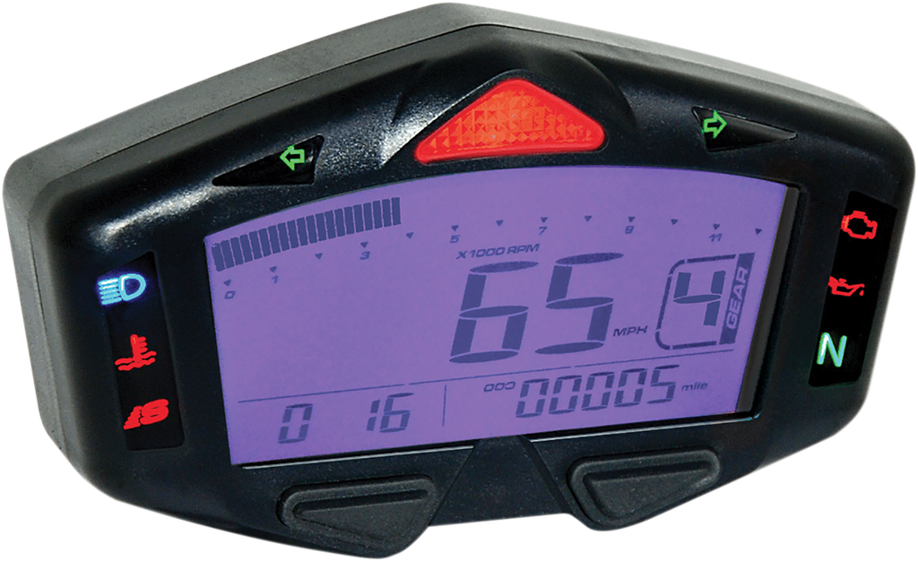 KOSO NORTH AMERICA DB-03R Digital LCD Meter - Universal Gauge BA038000