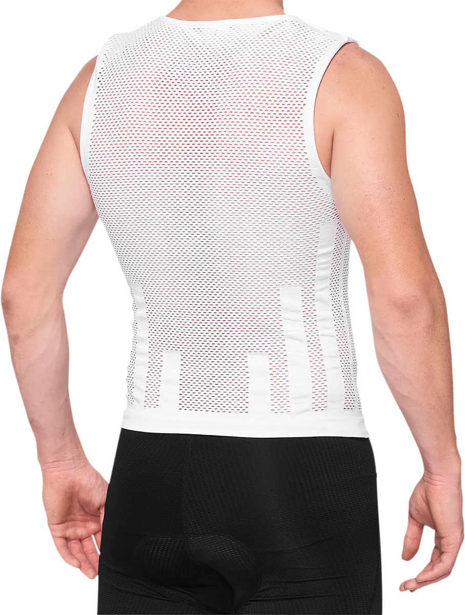 100% Zephyr Tank Jersey - White - Large/XL 35502-000-18