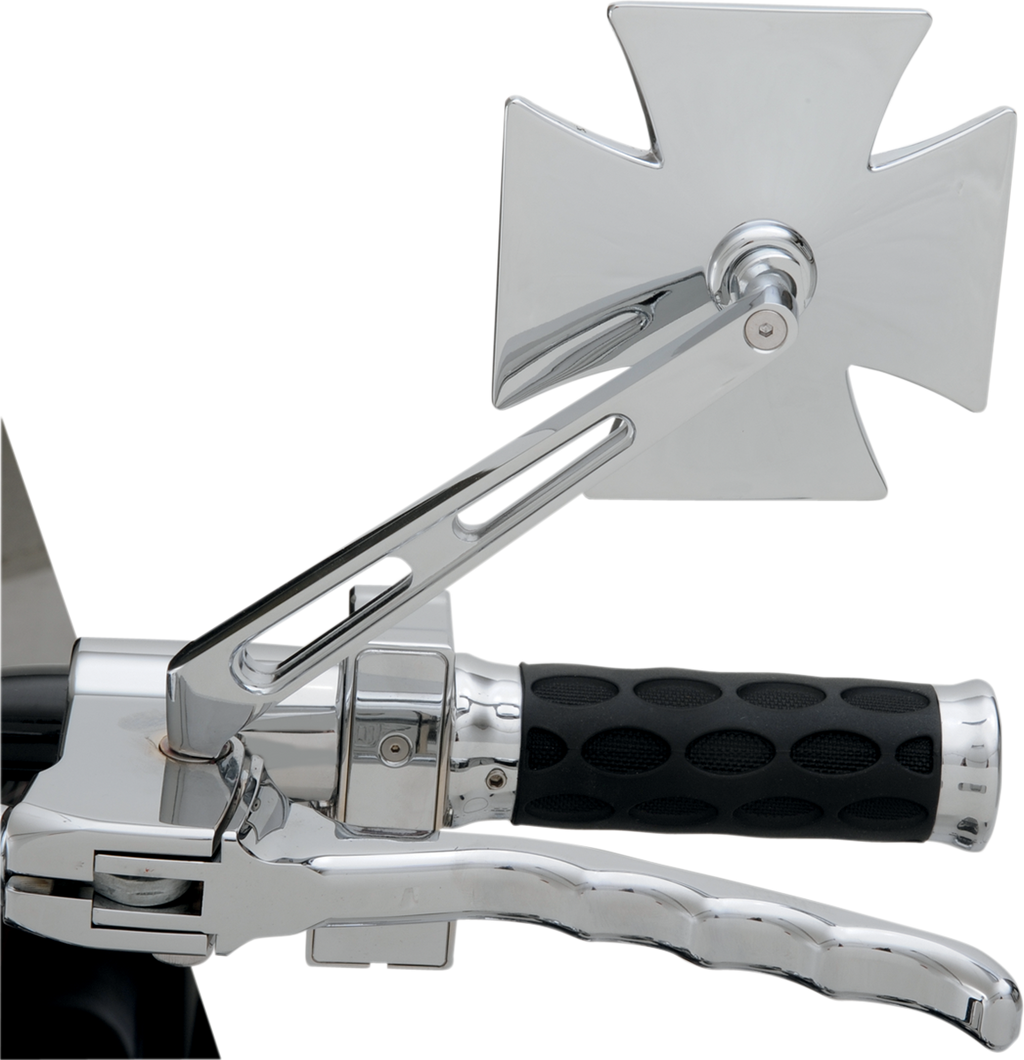 DRAG SPECIALTIES Maltese Mirror - Air Stem 60-6009-BC