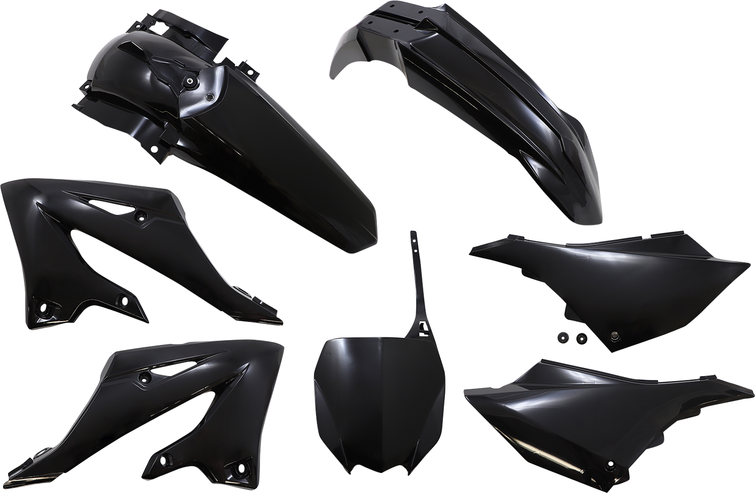 UFO Body Kit - Black YZ125/250 2022-2023 YAKIT324-001