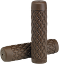BILTWELL Grips - Torker - 1" - Chocolate 6705-0401