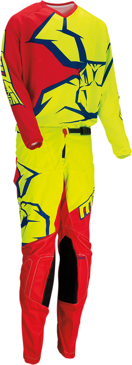 MOOSE RACING Youth Qualifier Pants - Red/Yellow/Blue - 18 2903-1965