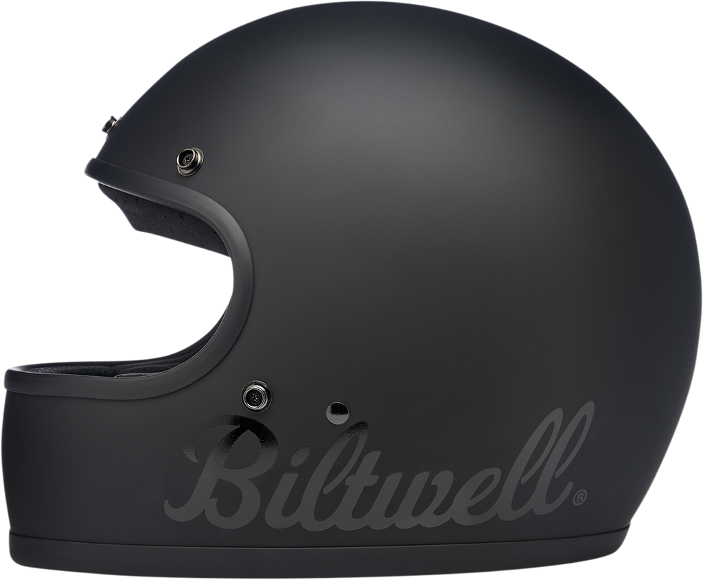 BILTWELL Gringo Helmet - Flat Black Factory - Small 1002-638-102