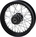 DRAG SPECIALTIES Rear Wheel - Single Disc/No ABS - Black - 16"x3.00" - '02-'07 FLT 64350AB