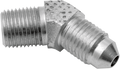 DRAG SPECIALTIES DRAG SPECIALTIES #3 Male Fitting - 1/8" - 45Â° 293 293