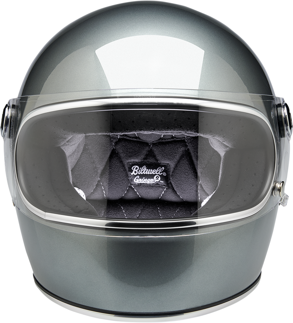 BILTWELL Gringo S Helmet - Metallic Sterling - Large 1003-340-104