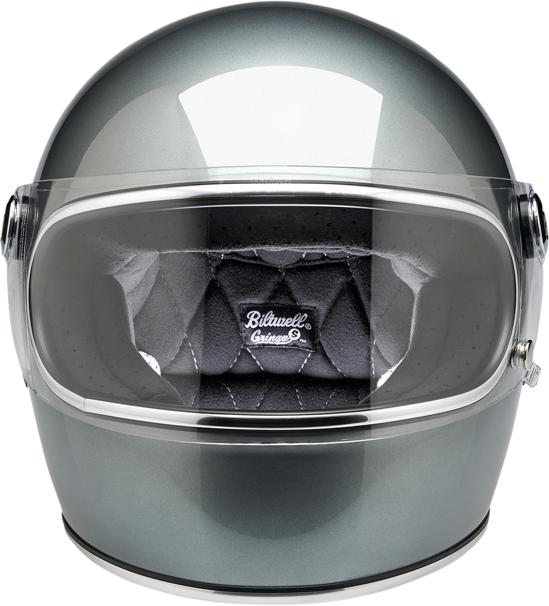 BILTWELL Gringo S Helmet - Metallic Sterling - Large 1003-340-104
