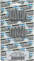 DRAG SPECIALTIES Rocker Cover Smooth Bolt Kit - Chrome - M8 MK777S