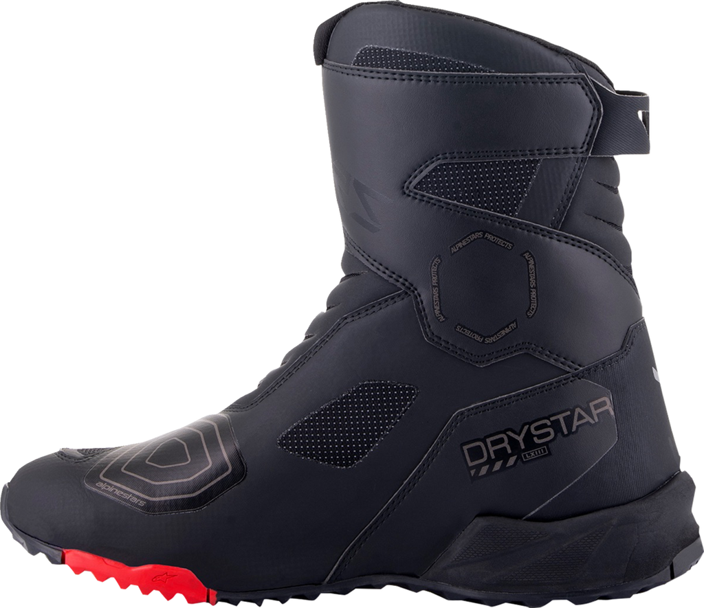 ALPINESTARS RT-7 Drystar® Boots - Black/Red - US 10 / EU 43 2443023-13-43