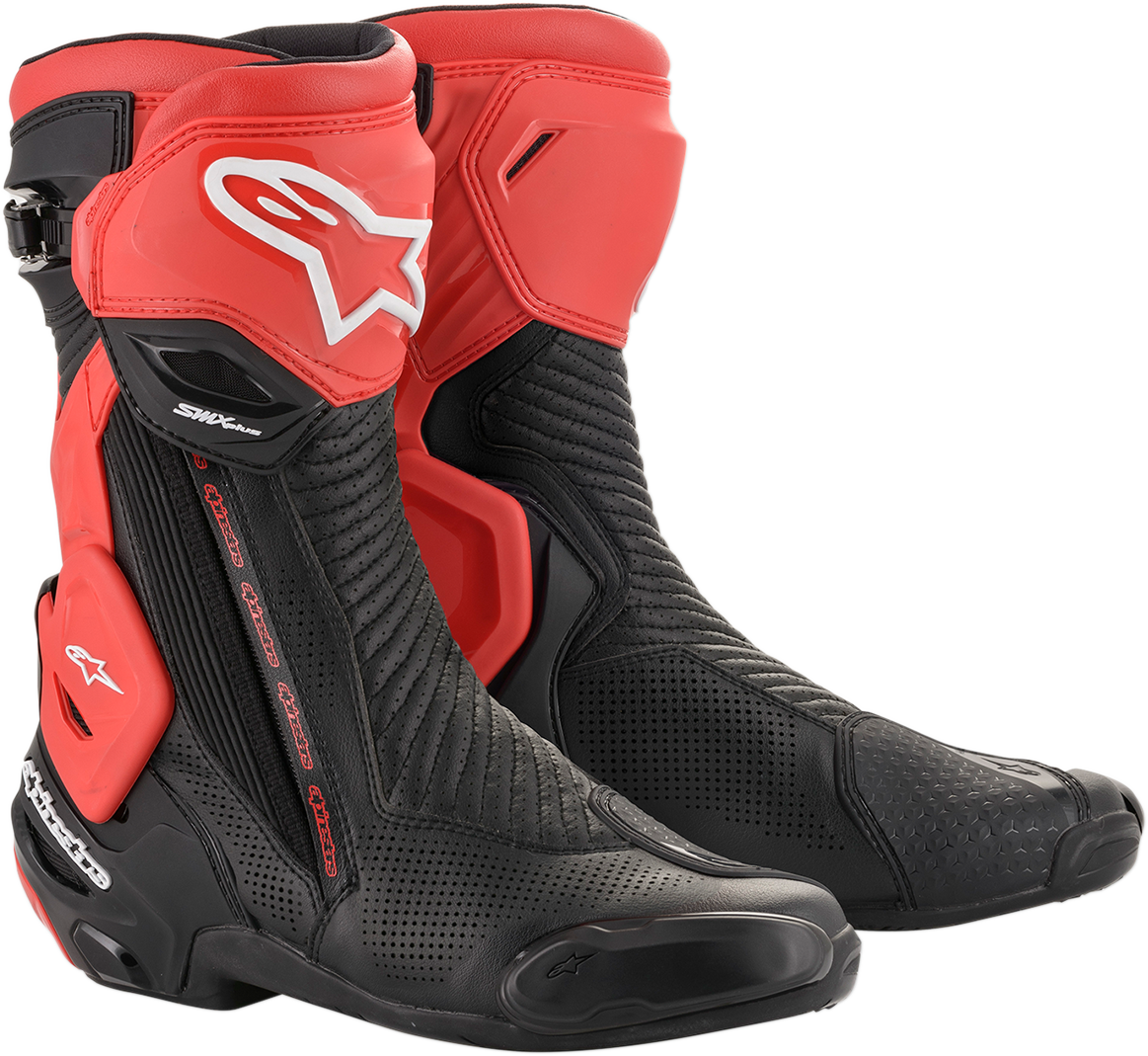 ALPINESTARS SMX+ Vented Boots - Black/Red - US 8 / EU 42 2221119-13-42
