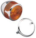 DRAG SPECIALTIES Turn Signal Lens Trim - Chrome 72182