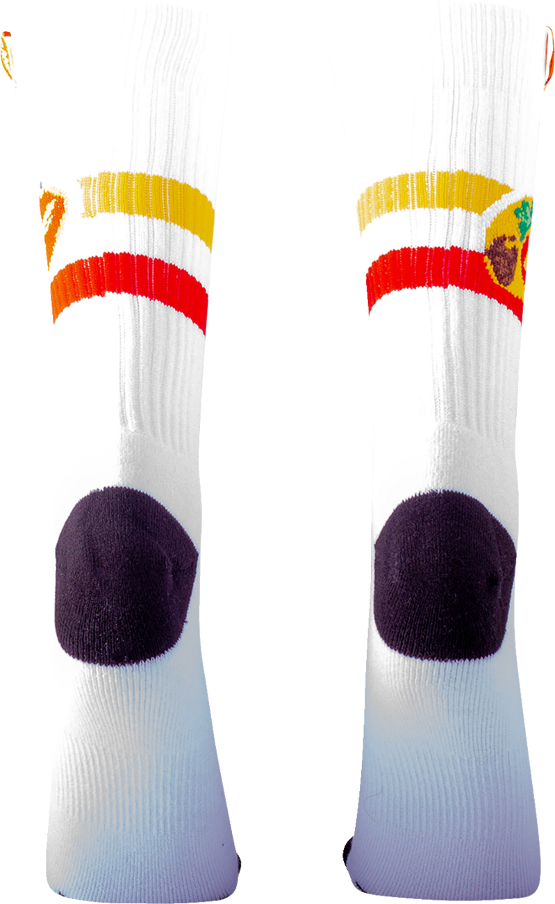 FMF Taco Tuesday Socks - White - One Size SP22194905 3431-0732