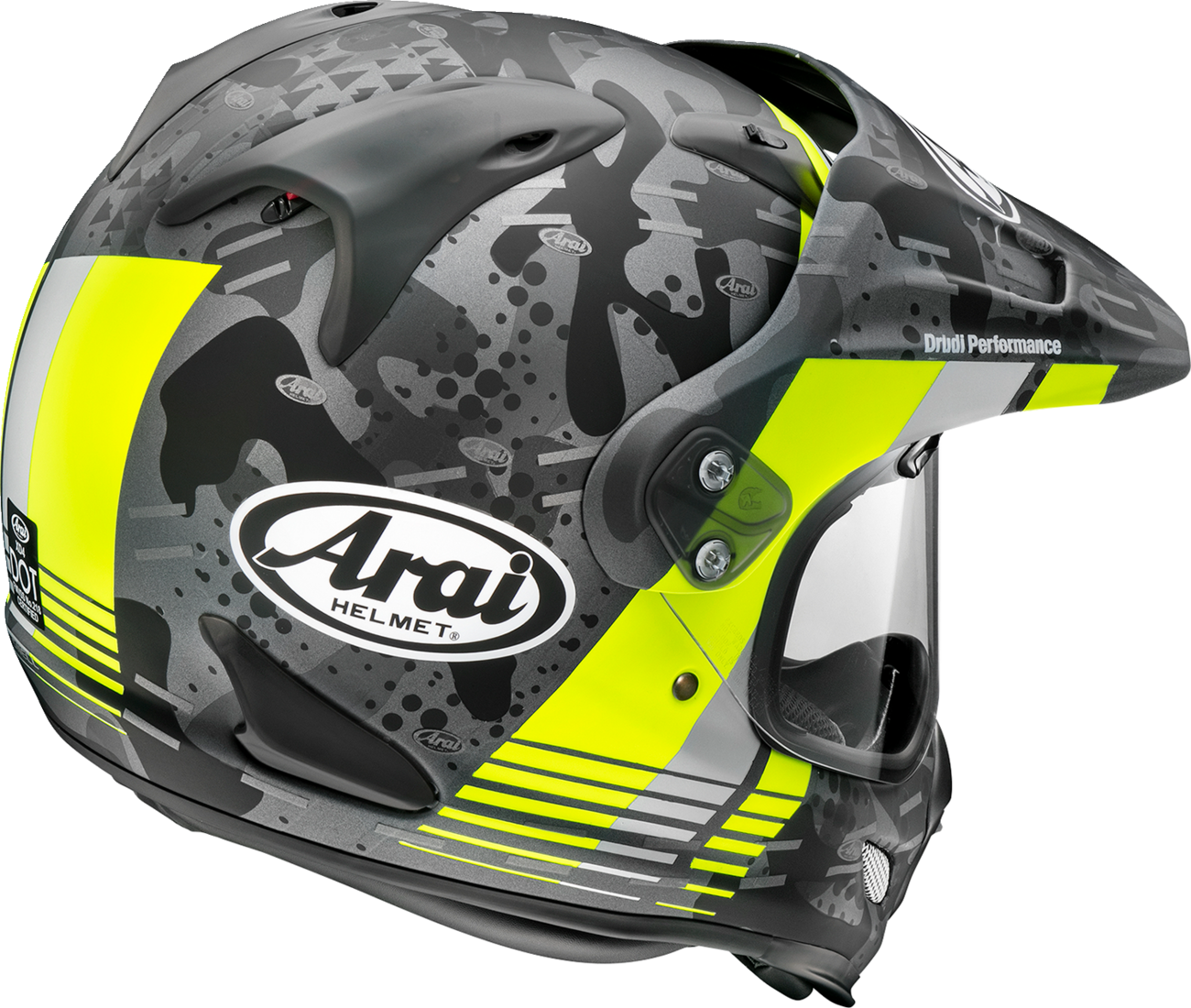 ARAI XD-4 Helmet - Cover - Fluorescent Yellow Frost - Small 0140-0180