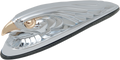DRAG SPECIALTIES Eagle Head with Lights - Gold Eyes - Small - Chrome 91-6608-BC312