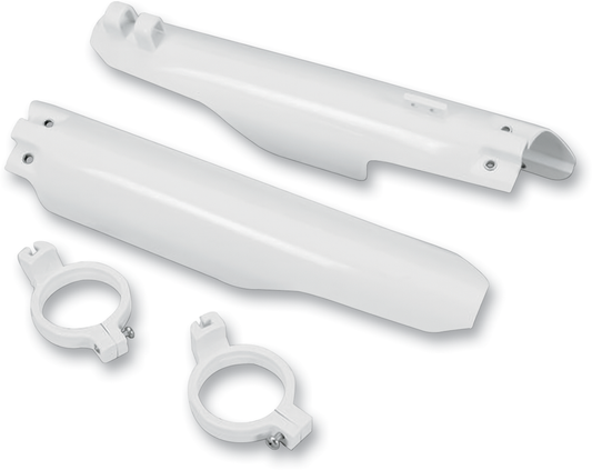 UFO Fork Cover - White - RM - '99-'00 SU03905041