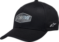 ALPINESTARS Emblem Hat - Black - Large/XL 12128133010L/XL