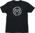 MOOSE RACING Fractured T-Shirt - Black/Silver - Small 3030-22753