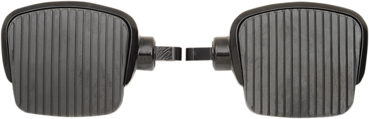 DRAG SPECIALTIES Footboard - Male 4" - Black 77510B