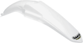 UFO MX Rear Fender - White N/F 15-19 YZ125/250 YA03845-046