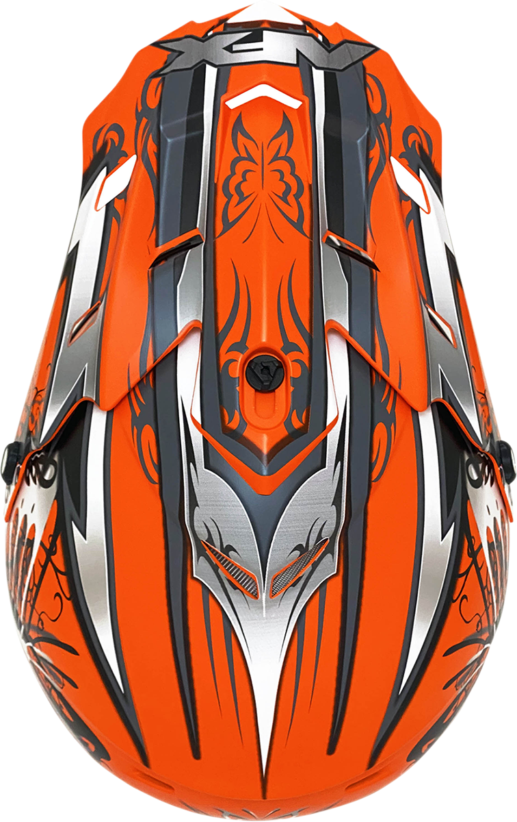 AFX FX-17Y Helmet - Butterfly - Matte Orange - Medium 0111-1382