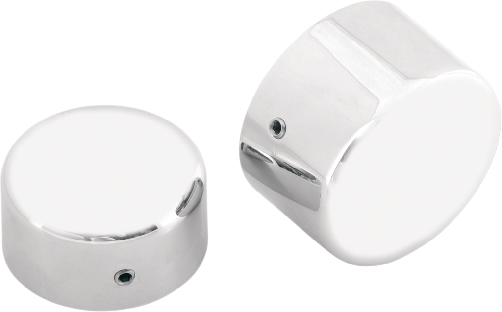 DRAG SPECIALTIES Axle Caps - Chrome - Rear W16-0332