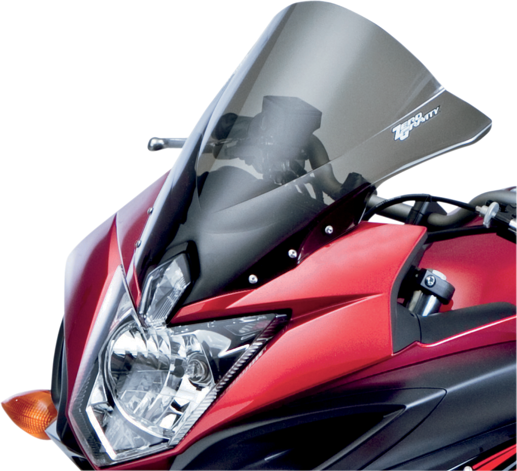 Zero Gravity Double Bubble Windscreen - Smoke - FZ6R 16-523-02