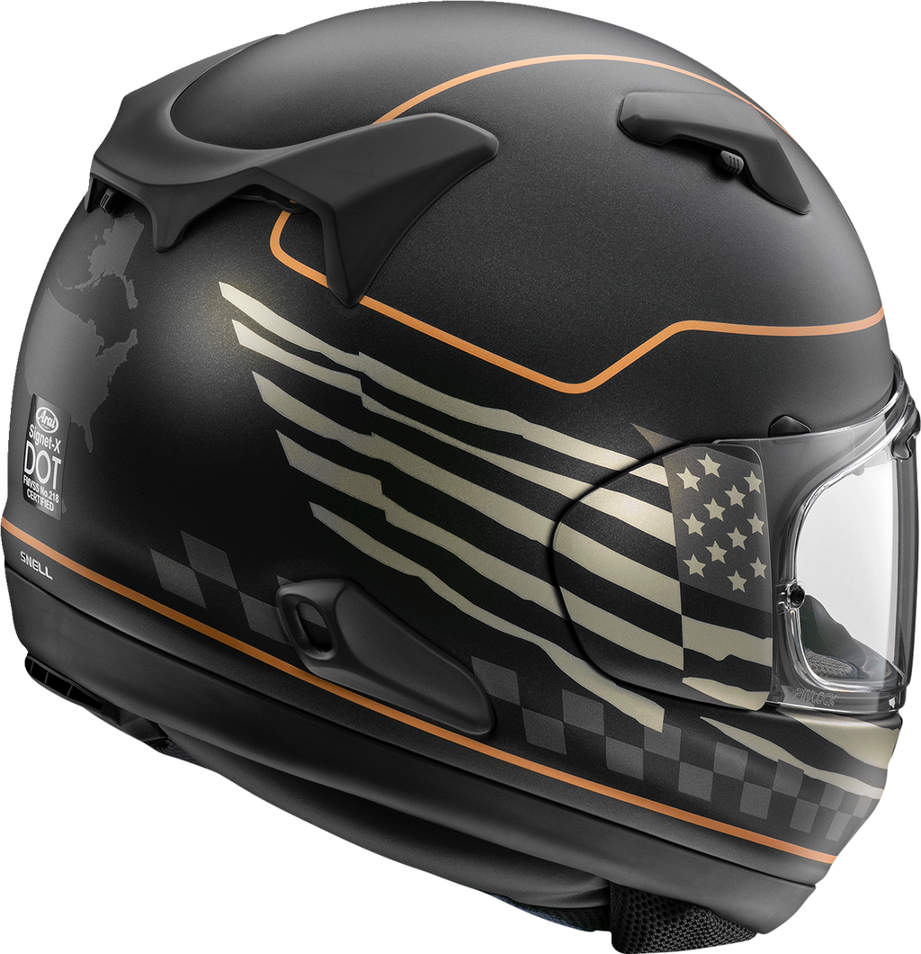 ARAI Signet-X Helmet - US Flag - Black Frost - XL 0101-15957
